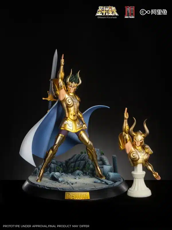 Saint Seiya Jimei Palace Capricorn Shura Licensed Resin Statue 4