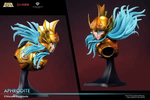 Saint Seiya Zodiakos Studio Gold Saint Aphrodite Licensed Resin Statue 9999