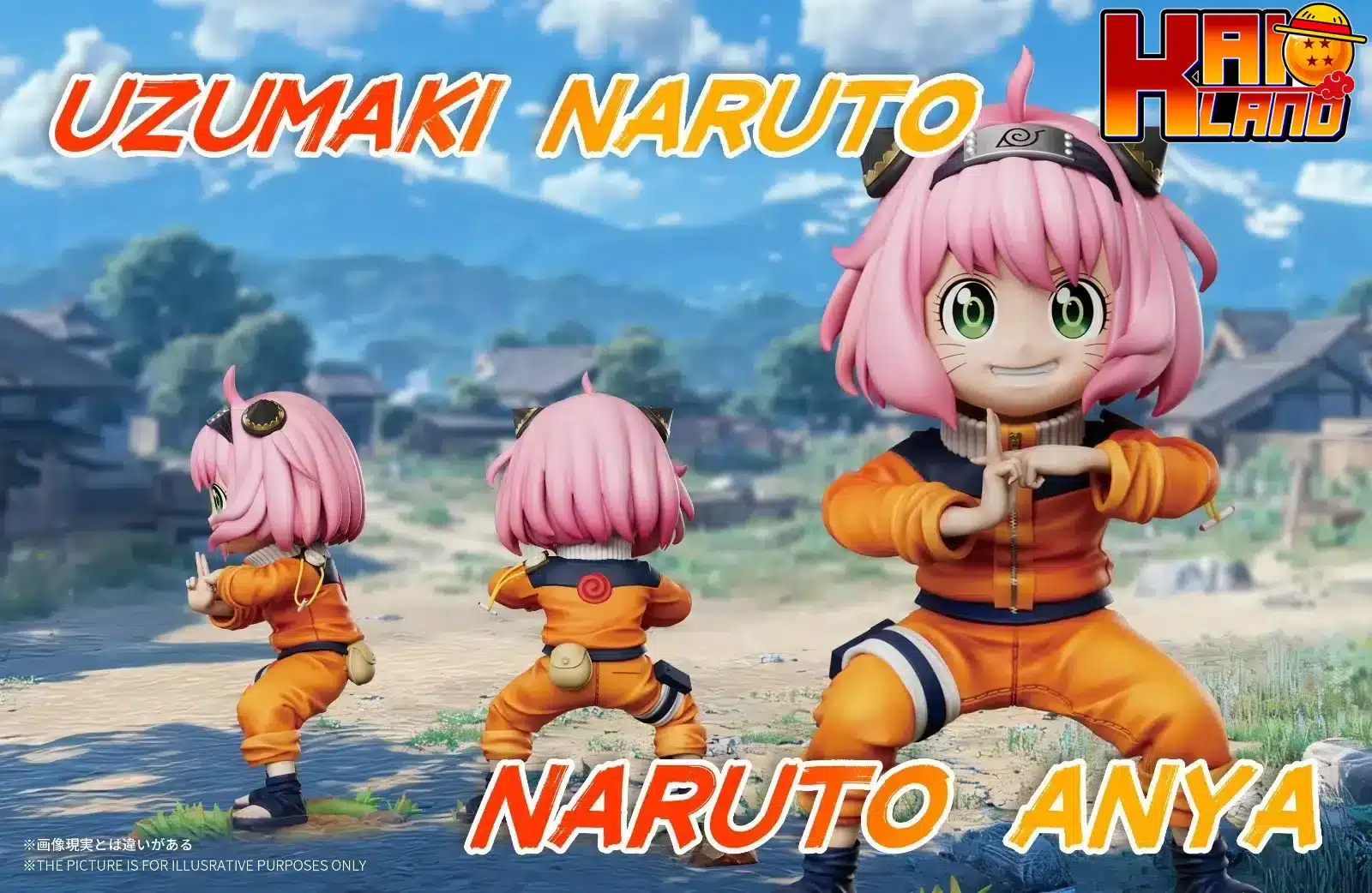 Spy x Family CR Studio Anya Cosplay Naruto Resin Statue