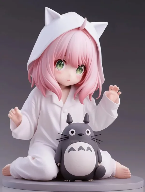 Spy x Family Dream ELF Studio Pajamas Anya Forger x Totoro Resin Statue 2