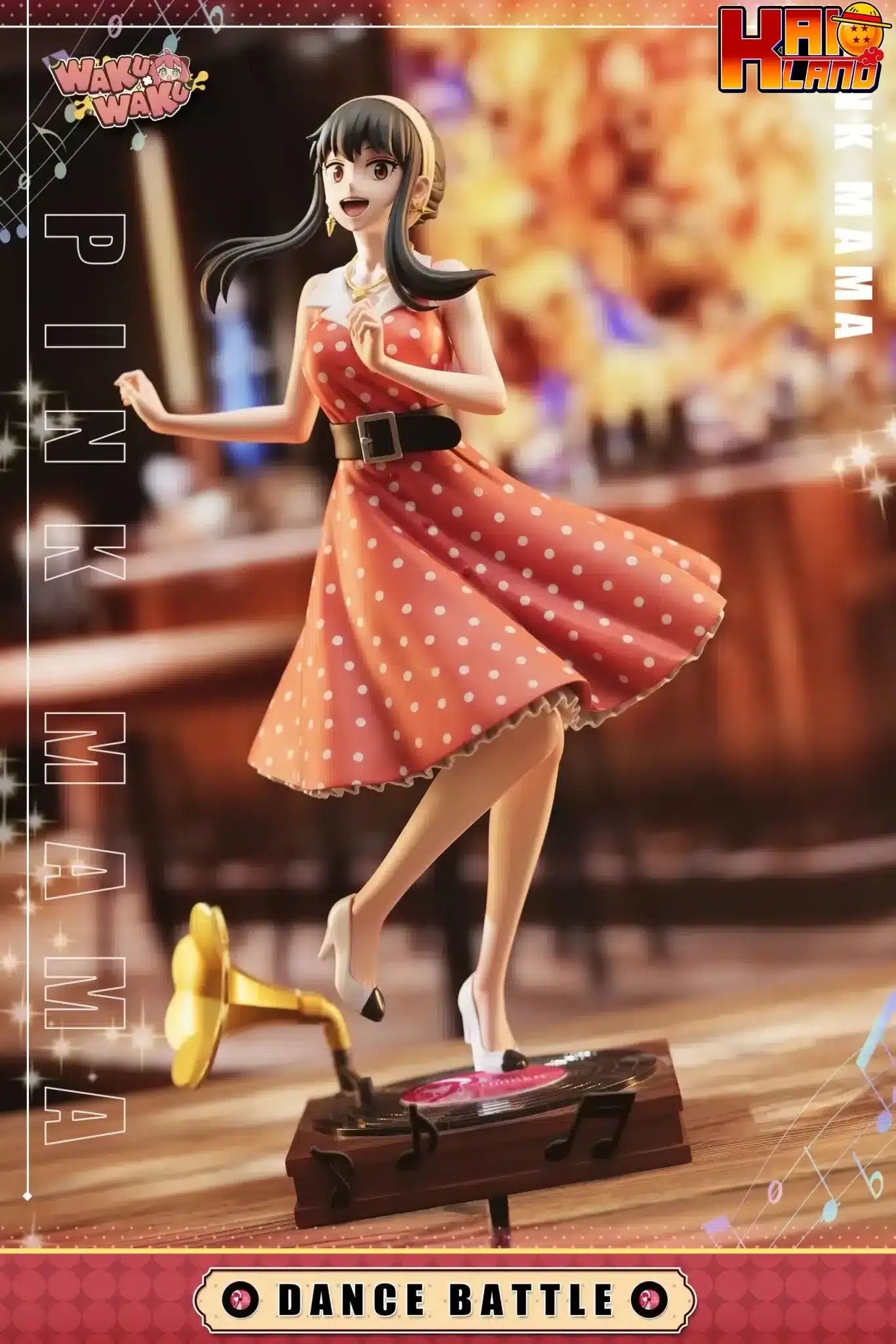 Spy x Family WakuWaku Studio Pink MaMa Yor Dance Battle Resin Statue