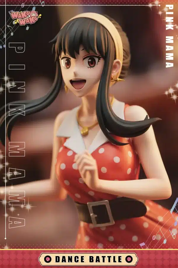 Spy x Family WakuWaku Studio Pink MaMa Yor Dance Battle Resin Statue 2