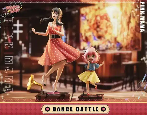 Spy x Family WakuWaku Studio Pink MaMa Yor Dance Battle Resin Statue 4