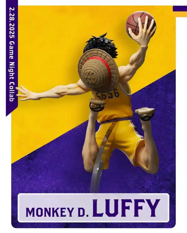 Straw Hat Basketball Team One Piece K9 Studio Monkey D Luffy Resin Statue 3