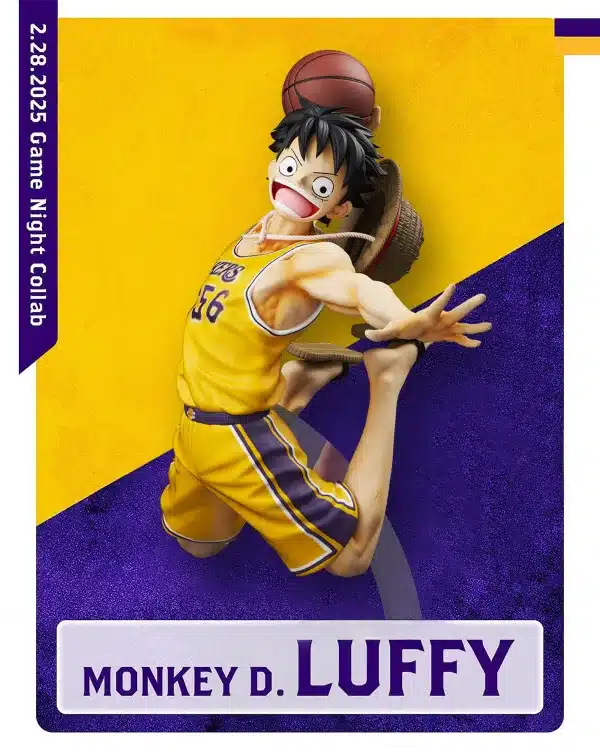 Straw Hat Basketball Team One Piece K9 Studio Monkey D Luffy Resin Statue 4