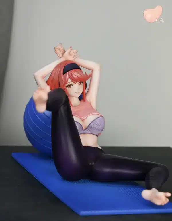 Xenoblade PuPu Studio Yoga Girl Pyra Resin Statue 2