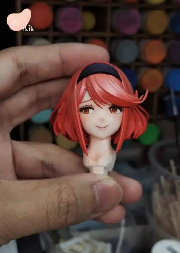 Xenoblade PuPu Studio Yoga Girl Pyra Resin Statue 4