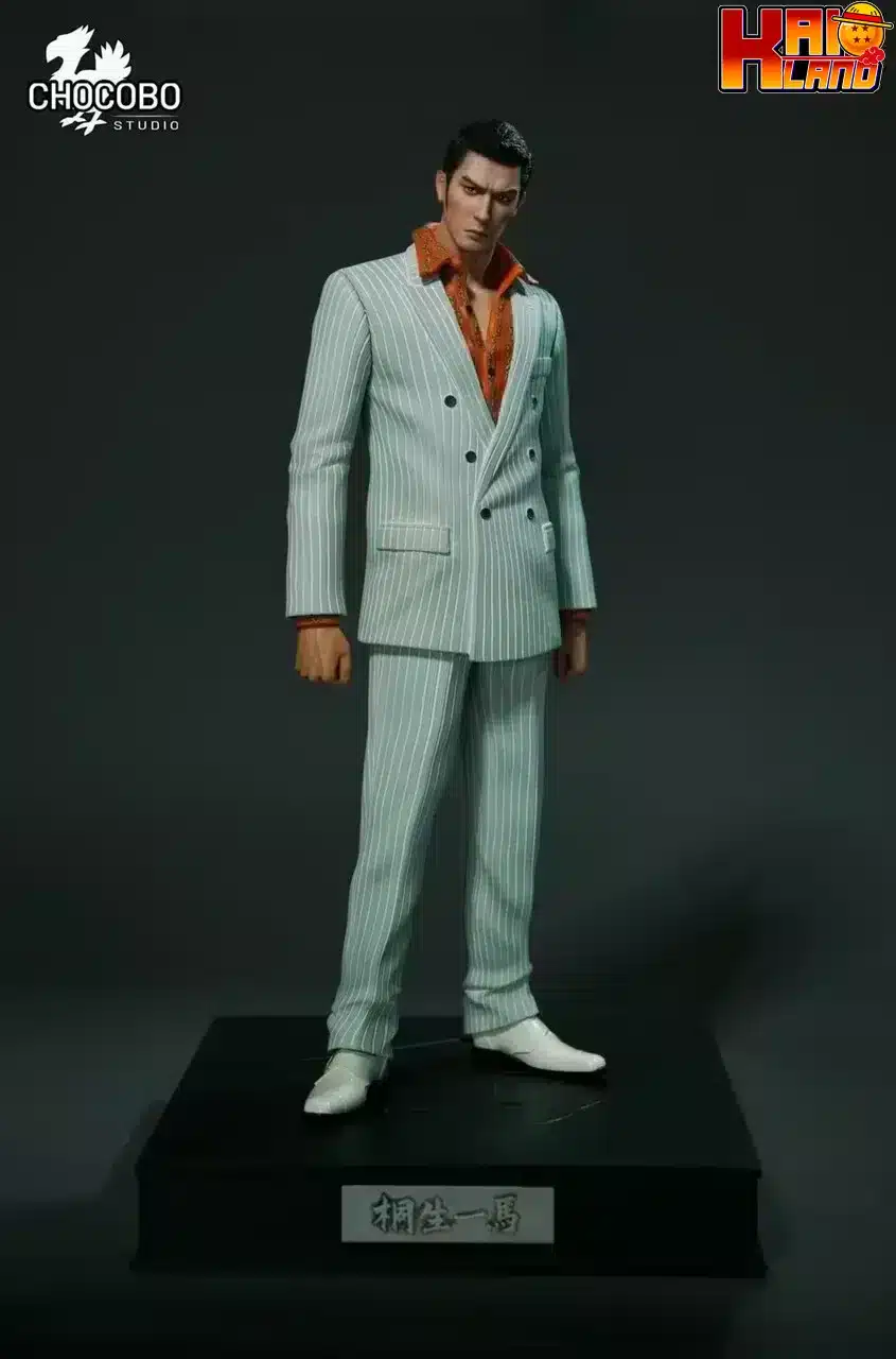 Yakuza Like a Dragon Chocobo Studio Kazuma Kiryu Resin Statue