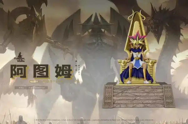 YuGiOh Freedom Studio Atem Resin Statue 1