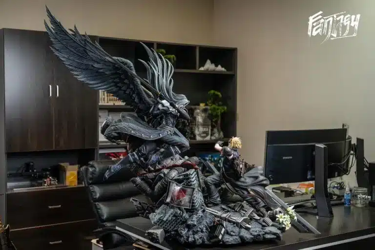 Final Fantasy Dragon x Fantasy Studio Sephiroth Vs Cloud Strife Resin Statue