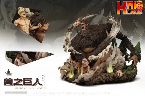 Attack on Titan Freedom Studio Zeke Jaeger x Beast Titan Resin Statue 2