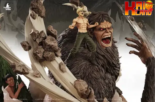 Attack on Titan Freedom Studio Zeke Jaeger x Beast Titan Resin Statue 3