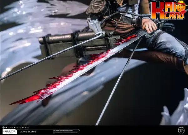 Attack on Titan Hertz Studio Mikasa Ackerman Vs Female Titan Resin Statue 7