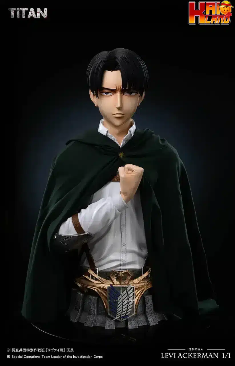 Attack on Titan TITAN Studio Levi Ackerman Bust Resin Statue