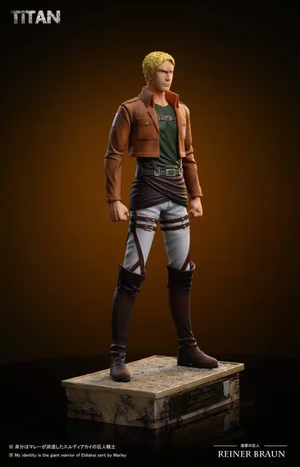 Attack on Titan Titan Studio Bertholdt Hoover x Reiner Braun Resin Statue 3