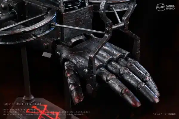 Berserk Panda Studio Guts Steel Prosthetic limb Resin Statue 6