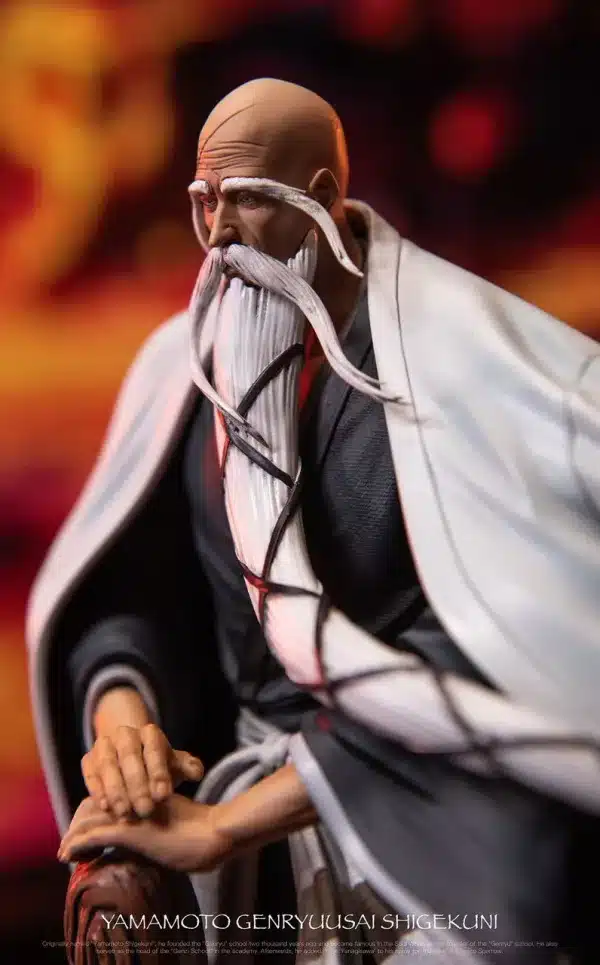 Bleach HO Studio Yamamoto Genryusai Shigekuni Resin Statue 2