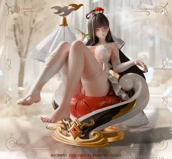 Blue Archive RuMeng Studio Wedding Tsukatsuki Rio Resin Statue 1