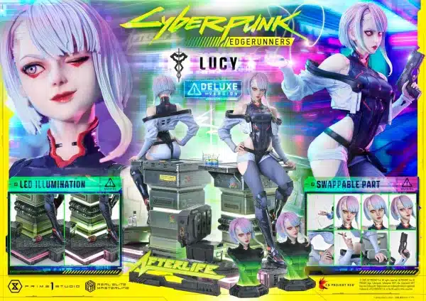Cyberpunk Prime 1 Studio Edgerunners Lucy Licensed Resin Statue 1