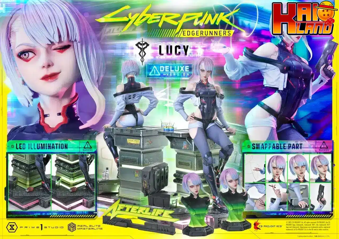 Cyberpunk Prime 1 Studio Edgerunners Lucy Licensed Resin Statue