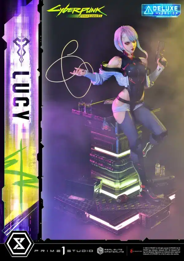 Cyberpunk Prime 1 Studio Edgerunners Lucy Licensed Resin Statue 3