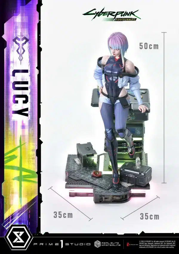 Cyberpunk Prime 1 Studio Edgerunners Lucy Licensed Resin Statue 7