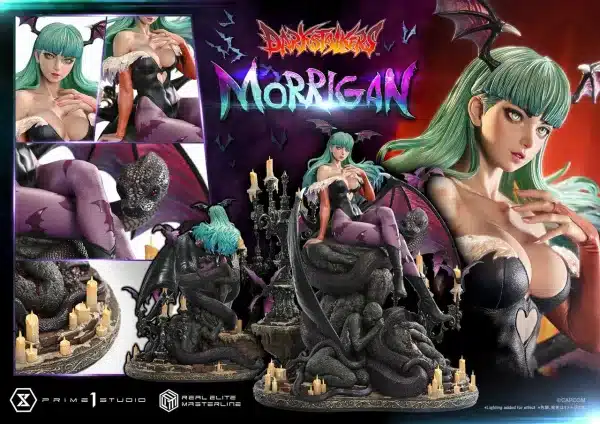 Darkstalkers Prime 1 Studio Morrigan Licensed Resin Statue 1