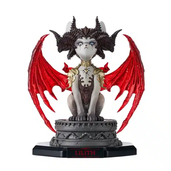 Diablo IV Blizzard Entertainment Diablo Lilith Meow Resin Statue 5