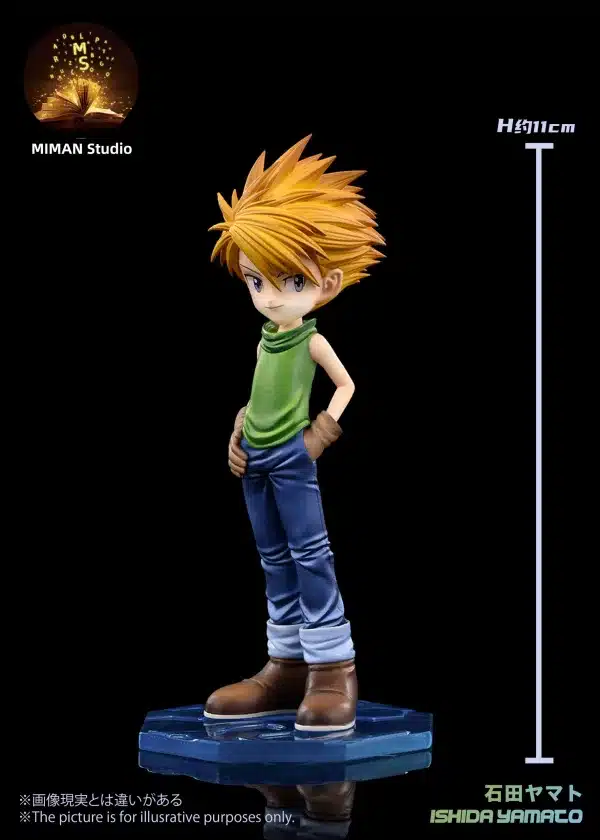 Digimon MIMAN Studio Ishida Yamato x Gabumon Resin Statue 2