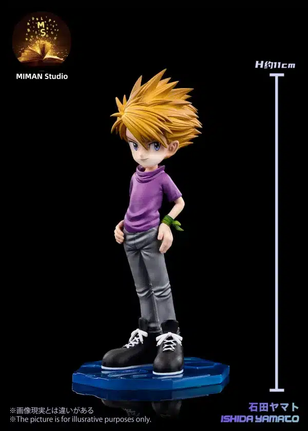 Digimon MIMAN Studio Ishida Yamato x Gabumon Resin Statue 3