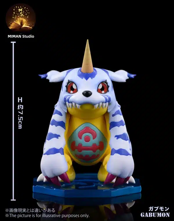 Digimon MIMAN Studio Ishida Yamato x Gabumon Resin Statue 6
