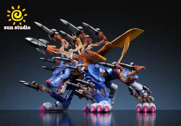 Digimon Sun Studio MetalGarurumon Resin Statue 1
