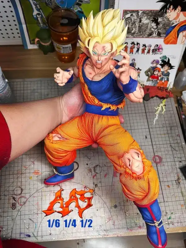 Dragon Ball ArmyAnt Studio SSJ Goku Resin Statue 2