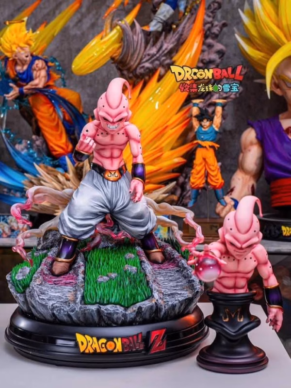 Dragon Ball Civilization Studio Kid Buu Resin Statue 6