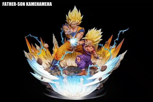 Dragon Ball Figure Class Goku x Gohan Kamehameha Father And Son Resin Statue 1