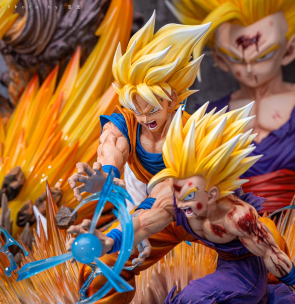 Dragon Ball Figure Class Goku x Gohan Kamehameha Father And Son Resin Statue 2 1