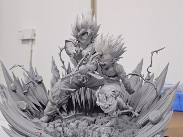 Dragon Ball Figure Class Goku x Gohan Kamehameha Father And Son Resin Statue 2