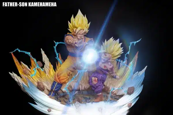 Dragon Ball Figure Class Goku x Gohan Kamehameha Father And Son Resin Statue 5