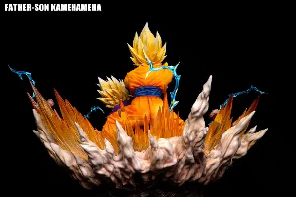 Dragon Ball Figure Class Goku x Gohan Kamehameha Father And Son Resin Statue 6