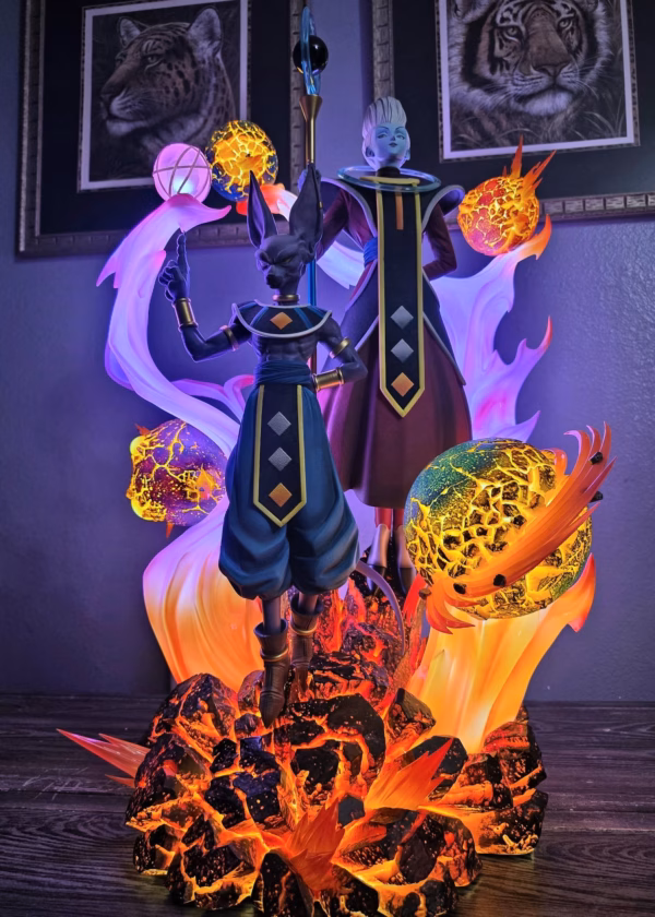 Dragon Ball HEX Collectibles x Pickstar Studio Beerus x Whis Licensed Resin Statue