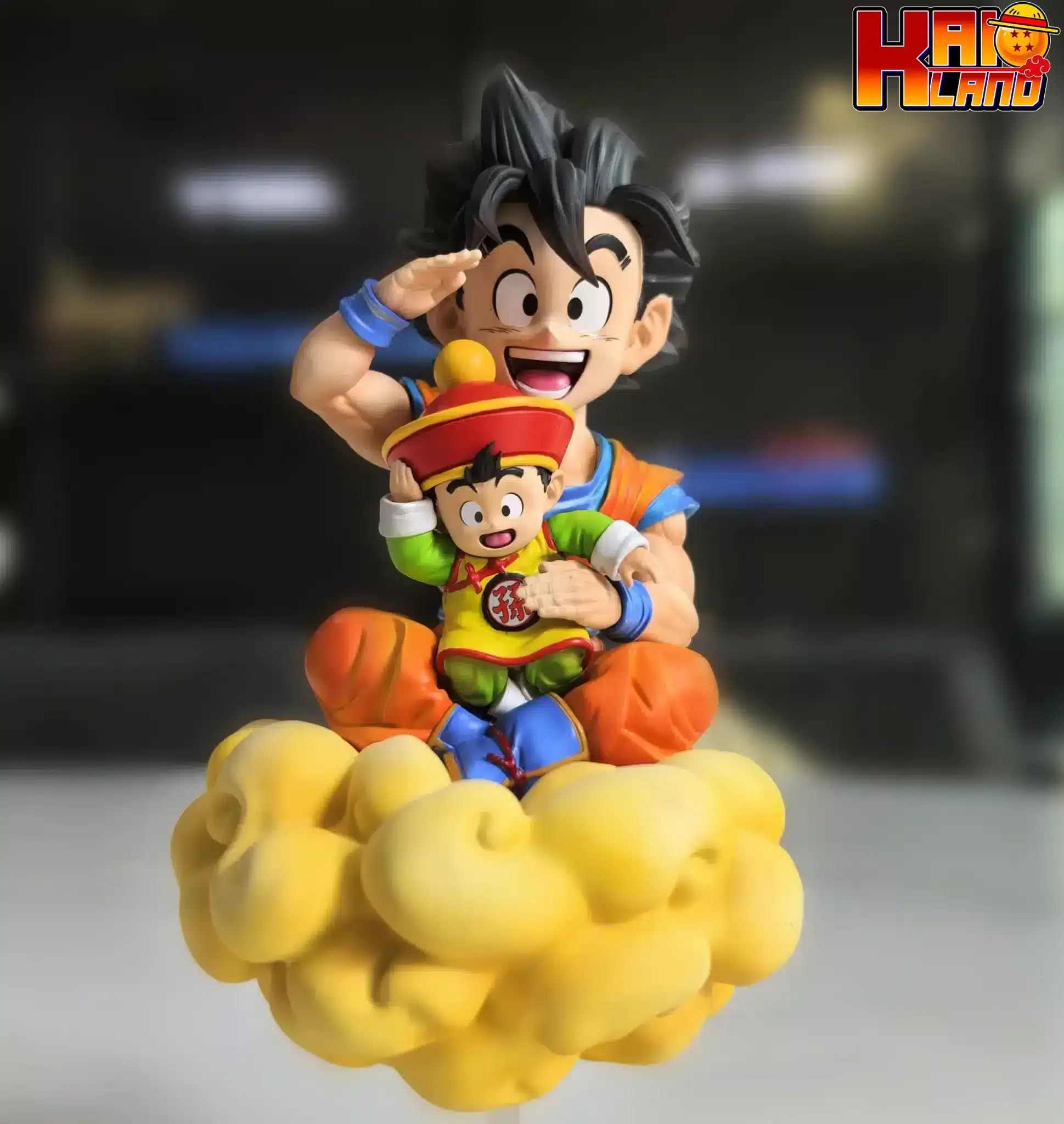 Dragon Ball League Studio Riding the Clouds Son Goku x Son Gohan Resin Statue