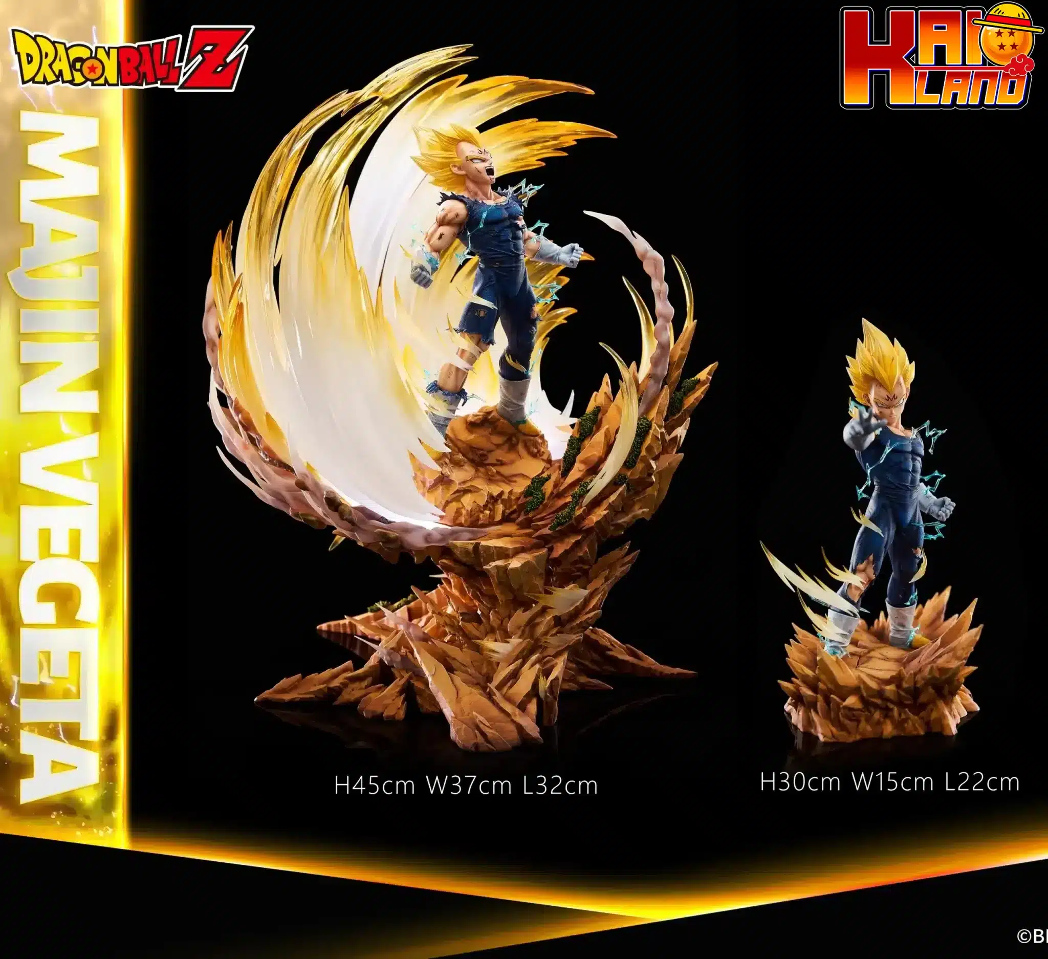 Dragon Ball Light Year Studio Majin Vegeta Licensed Resin Statue