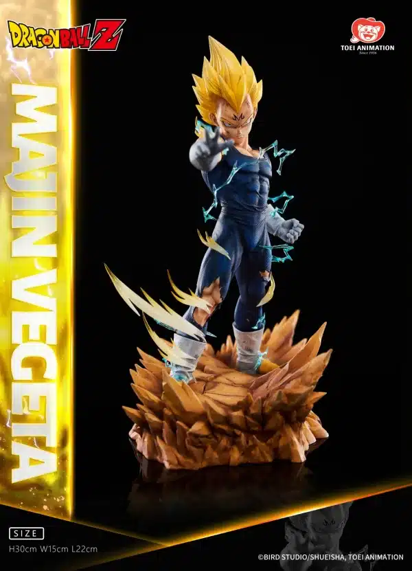 Dragon Ball Light Year Studio Majin Vegeta Licensed Resin Statue 3