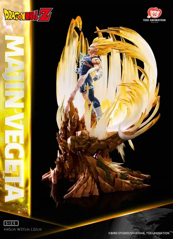 Dragon Ball Light Year Studio Majin Vegeta Licensed Resin Statue 4