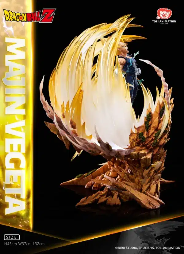 Dragon Ball Light Year Studio Majin Vegeta Licensed Resin Statue 5