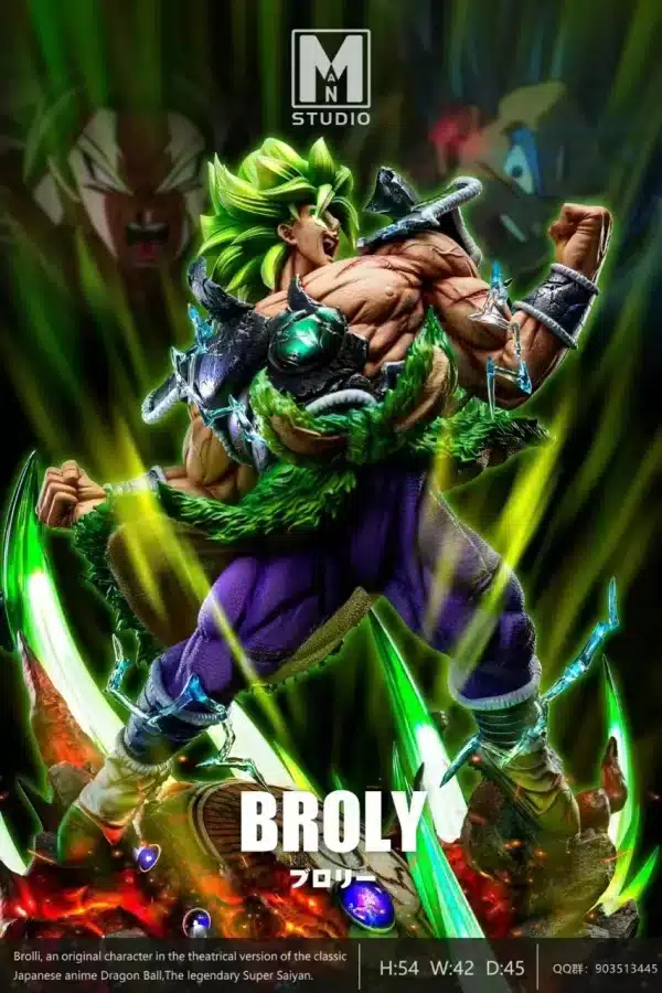 Dragon Ball MAN Studio Broly Resin Statue 5