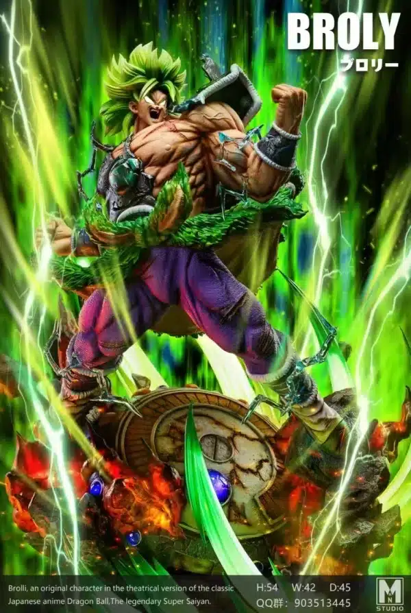 Dragon Ball MAN Studio Broly Resin Statue 6