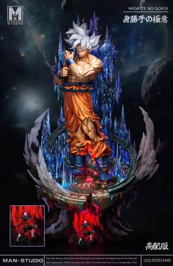 Dragon Ball MAN Studio Ultra Instinct Goku Resin Statue 1