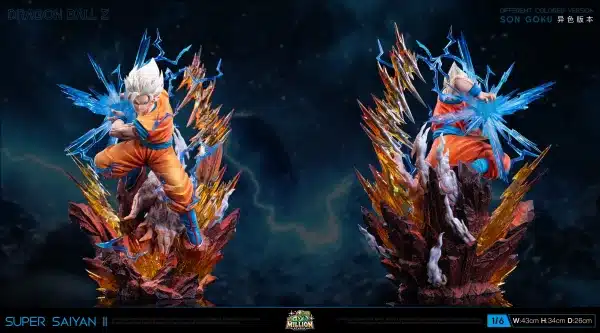 Dragon Ball Million Studio SS2 Goku Resin Statue 2 1