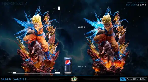 Dragon Ball Million Studio SS2 Goku Resin Statue 3 1